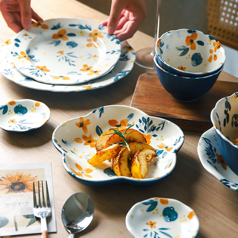 Set di piatti da cucina in ceramica piatti moderni nordici Set di