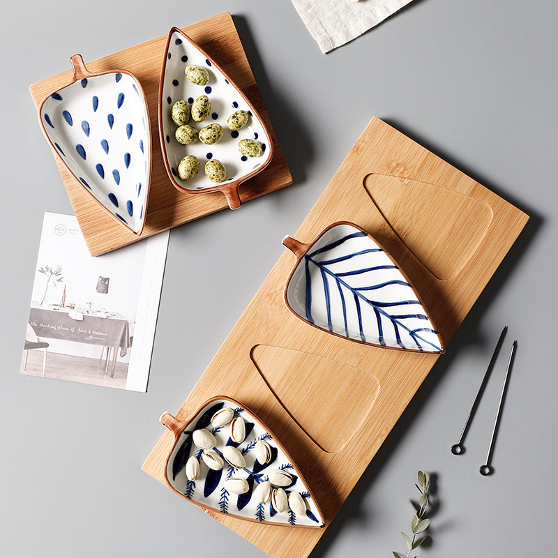 Ciotole di ceramica per aperitivo a forma di foglia – AllaRicerca Shop