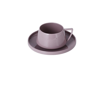 Set tazza e piattino in ceramica stile nordico