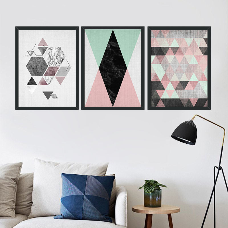 Quadro poster linee geometriche astratte