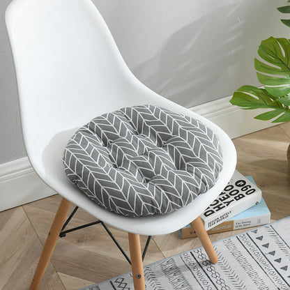 Cuscino decorativo rotondo per sedie stile scandinavo
