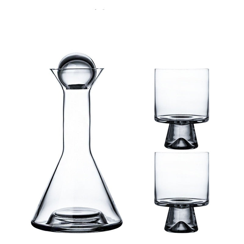 Set caraffa e bicchieri in vetro