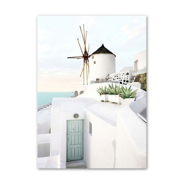 Poster quadro "Vacanze in Grecia"