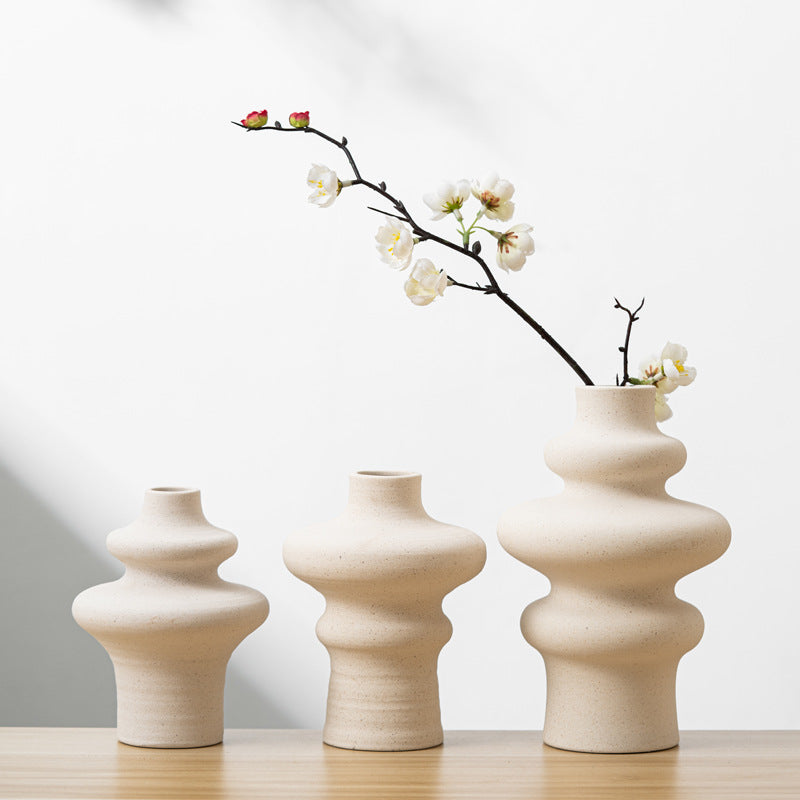 Vaso semplice in ceramica stile nordico