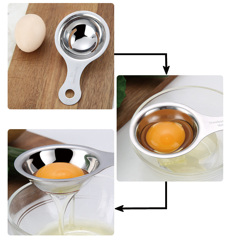 Separatore albume uovo in acciaio inox 