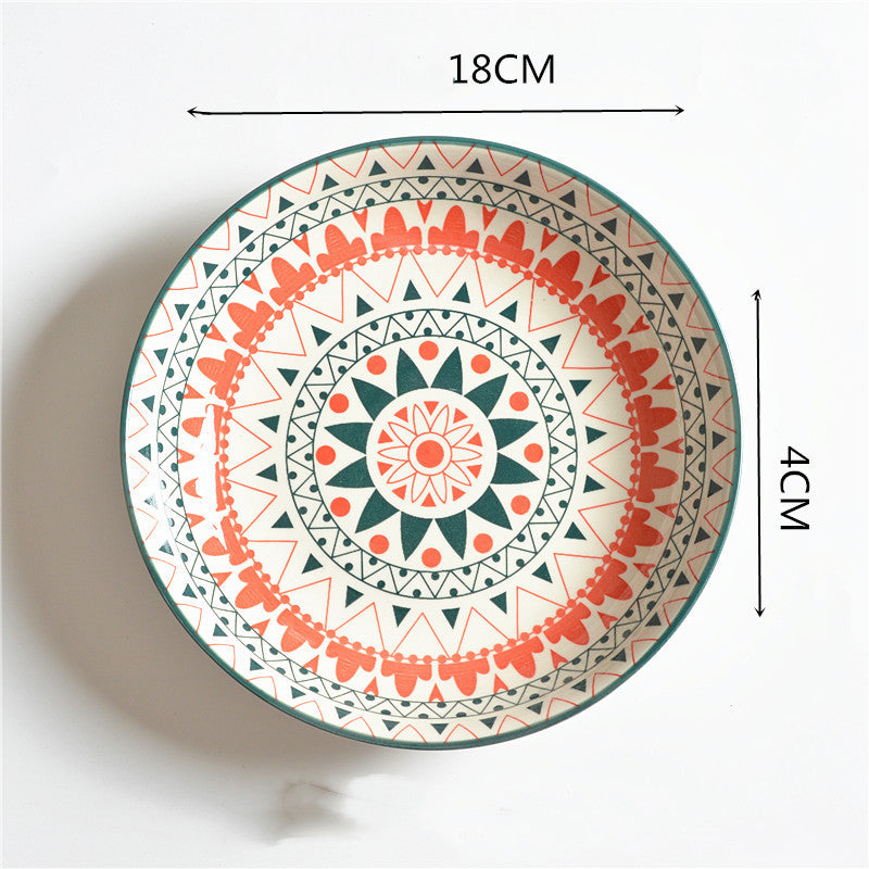 Piatti in ceramica dal design creativo, disegnati a mano con cura artigianale