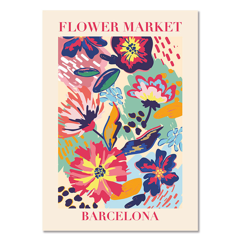 Quadro poster Flower Market, Matisse, Haring, Picasso