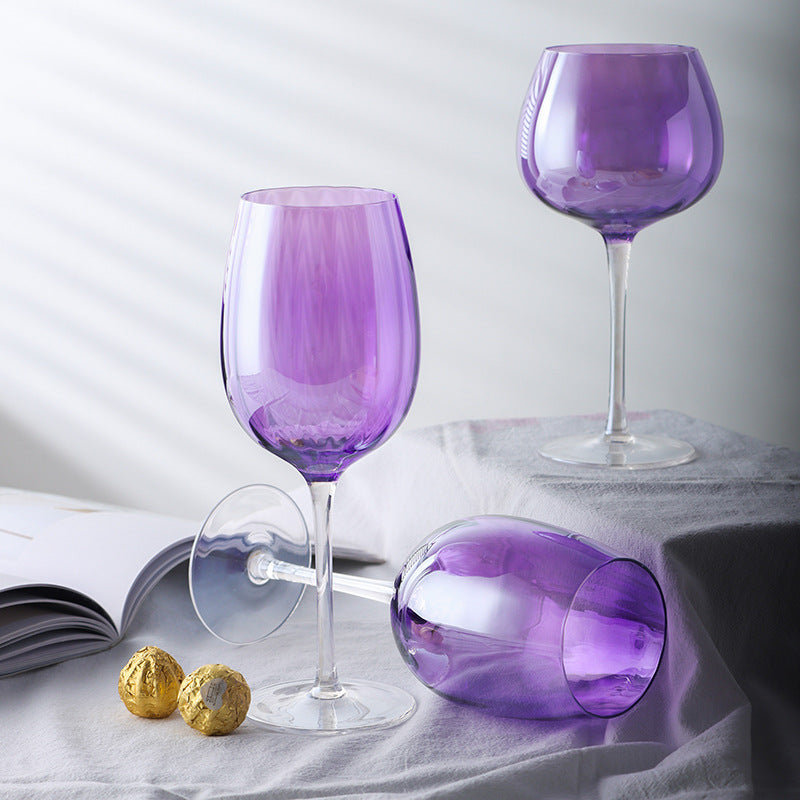Decanter e Bicchieri di vetro color viola – AllaRicerca Shop