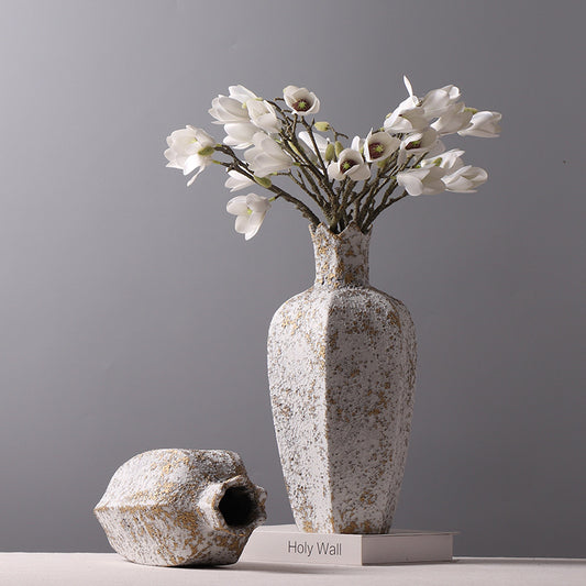 Vaso in ceramica elegante stile vintage 