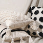 Cuscino con fodera in cottone stile Marocchino con pompon