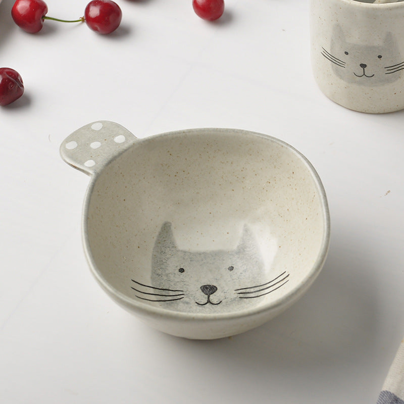 Stoviglie in ceramica con animali carini Pesce / Orso /Gatto