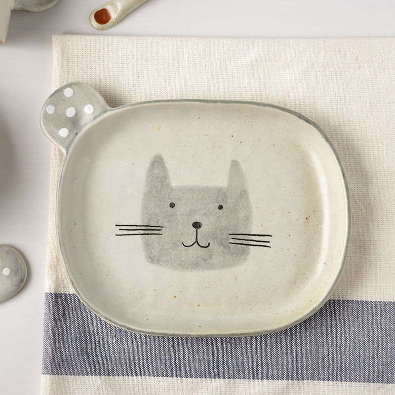 Stoviglie in ceramica con animali carini Pesce / Orso /Gatto
