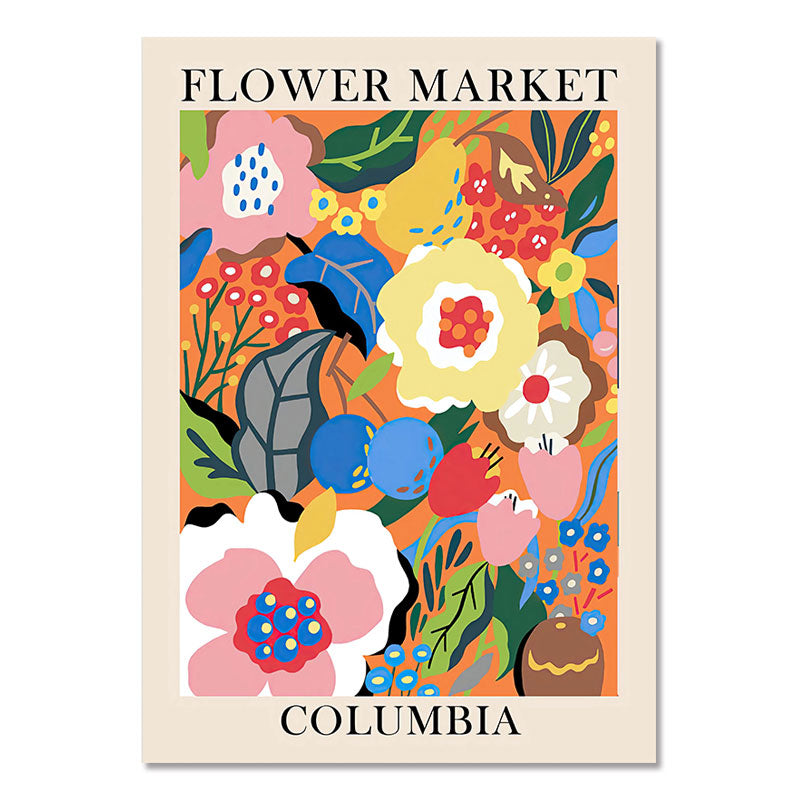 Quadro poster Flower Market, Matisse, Haring, Picasso