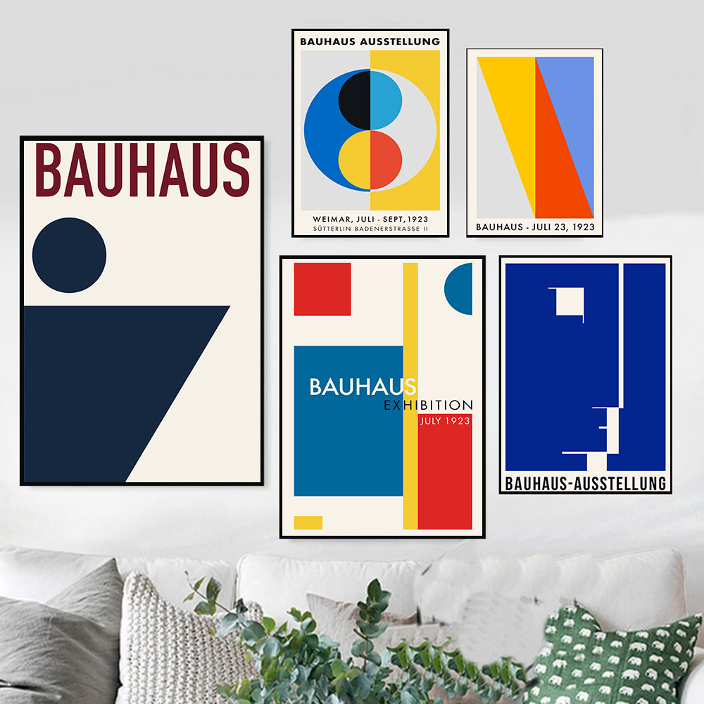 Quadro poster stile Bauhaus