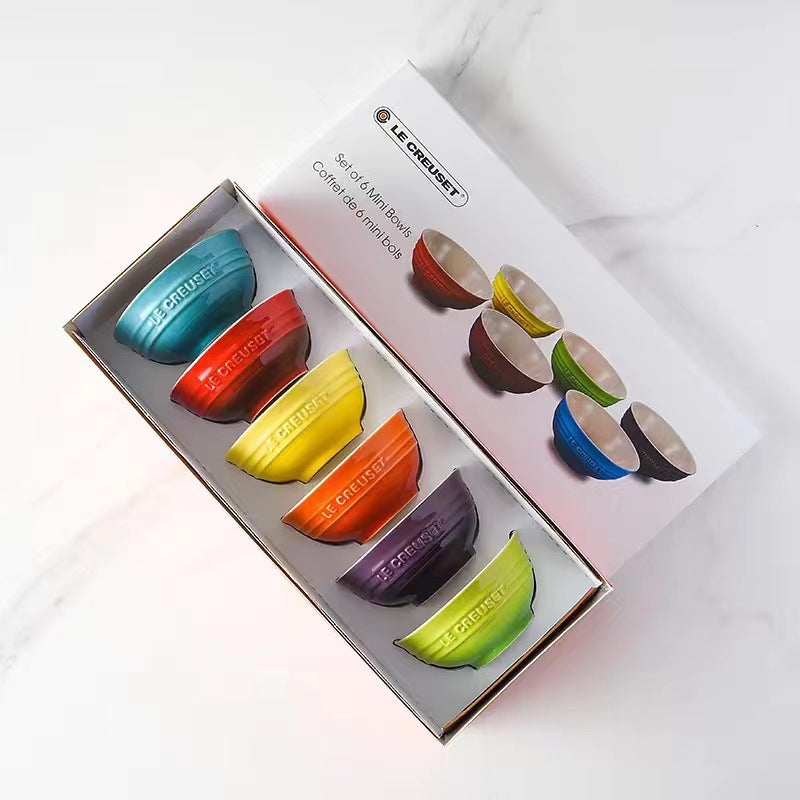 Set di ciotole in ceramica Arcobaleno