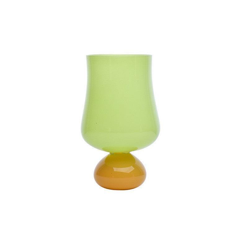 Bicchiere in vetro Modern Style Colori Pastel