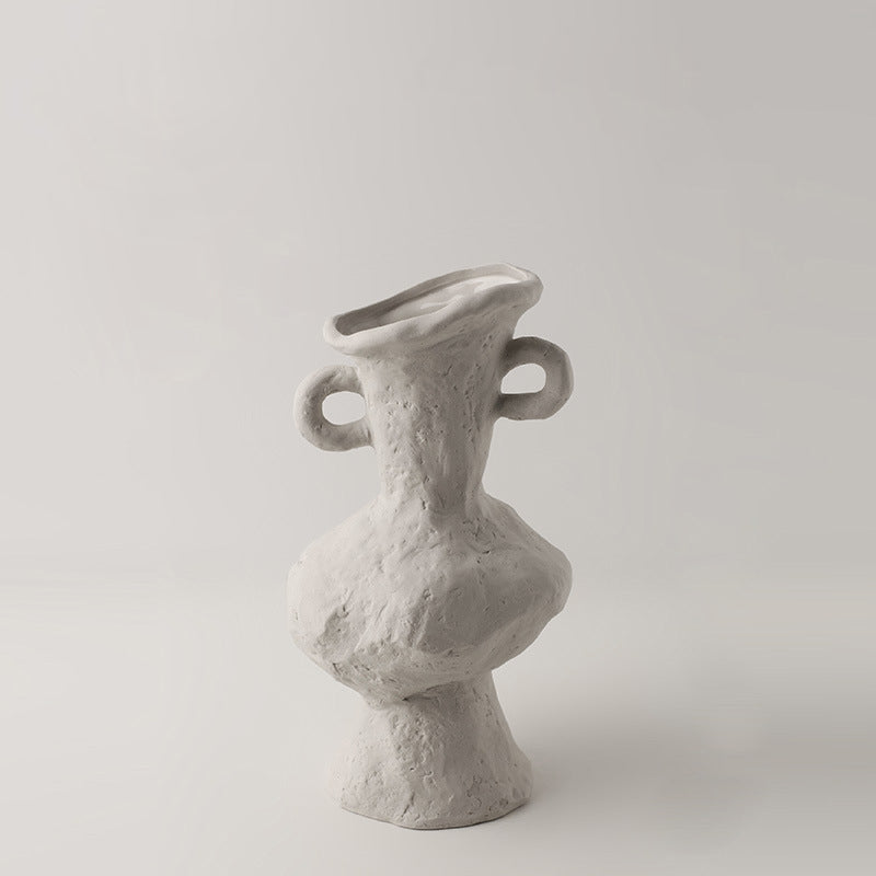 Vaso in ceramica stile rustico "Working progress"