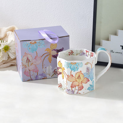 Tazze in ceramica con fiori - Idea regalo