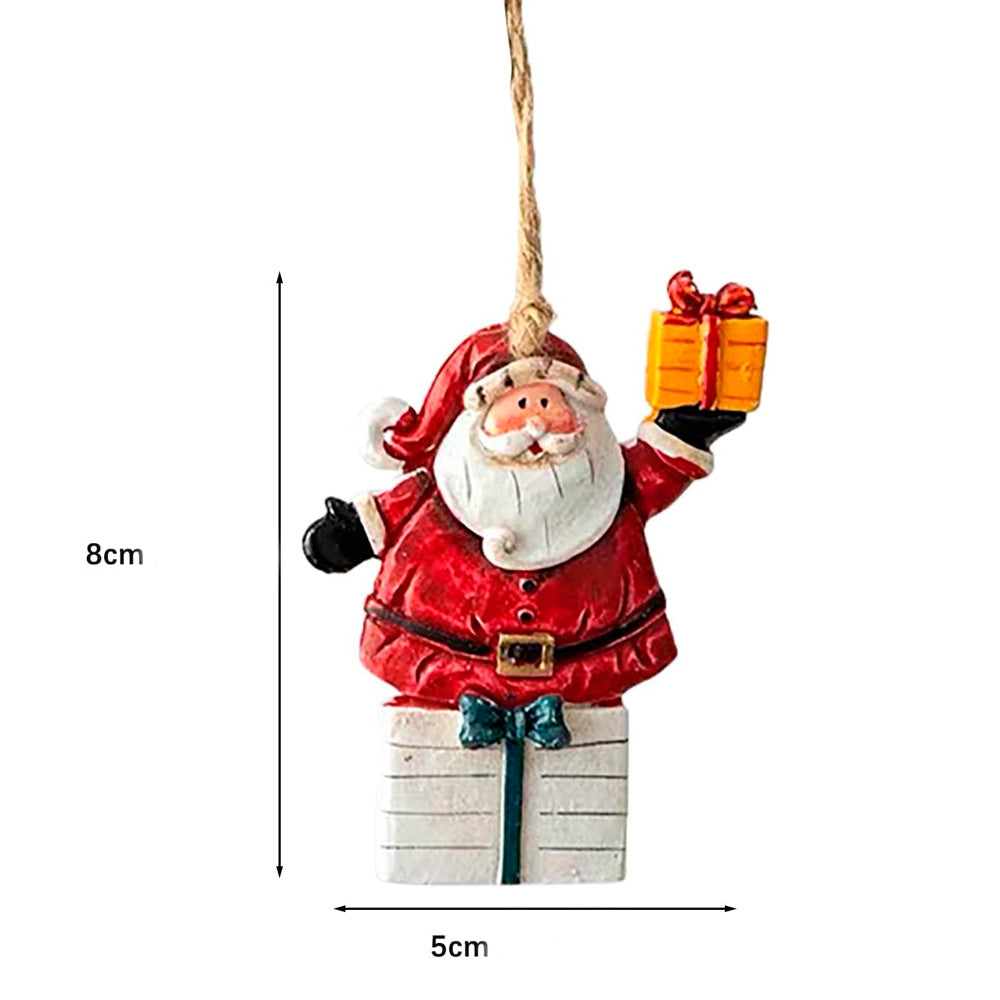 Addobbi per natale - calze, slitta e babbo natale