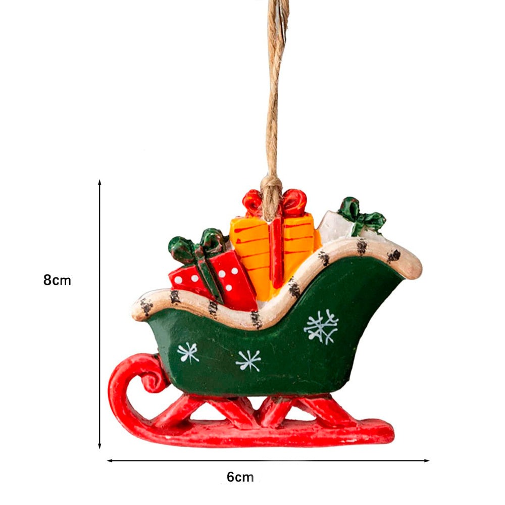 Addobbi per natale - calze, slitta e babbo natale