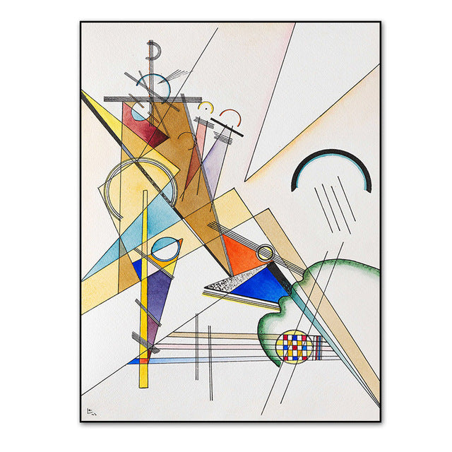 Quadro poster disegni geometrici astratti 