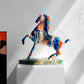 Decorazione di un cavallo con design stile graffiti
