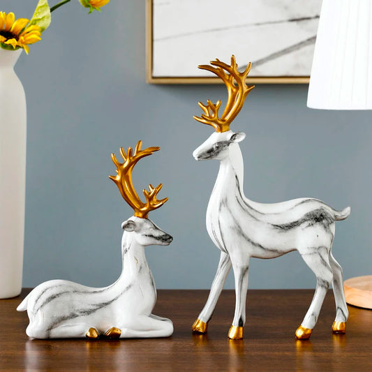 Set di decorazioni a forma di cervo