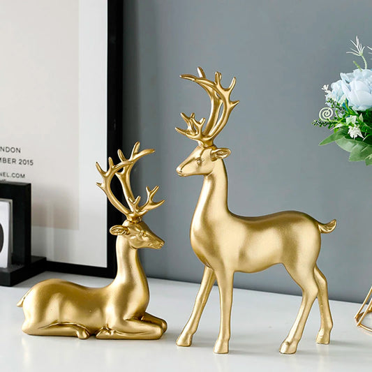 Set di decorazioni a forma di cervo