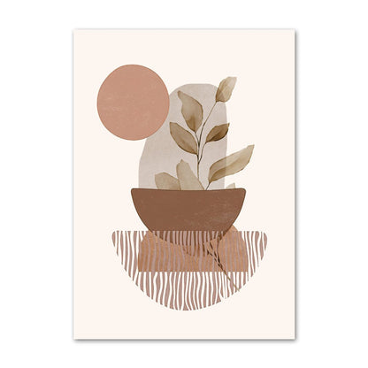 Quadro poster Vasi, piante e forme