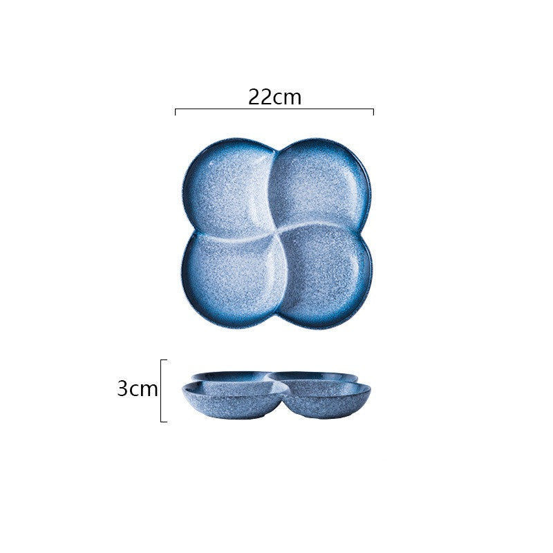 Piatti in ceramica con 3 e 4 divisioni