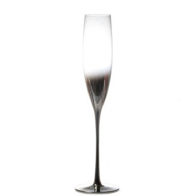 Bicchieri e Decanter di vetro con sfumature grigie 