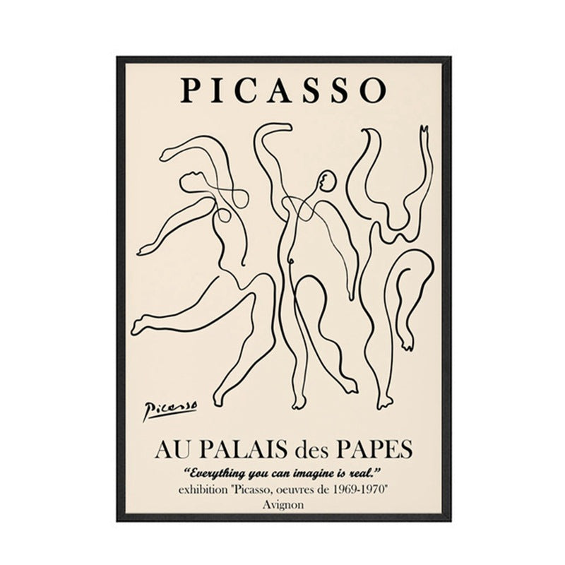 Quadro poster Linee Mix di Picasso e Matisse