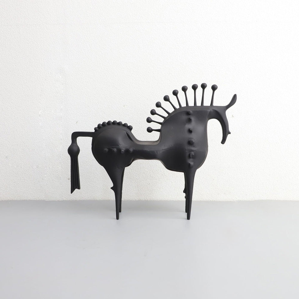 Scultura Cavallo in metallo Design Astratto