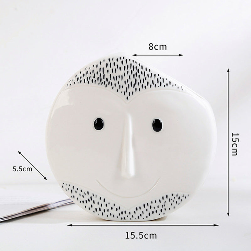 Vaso in ceramica "Il Gufo sorridente"