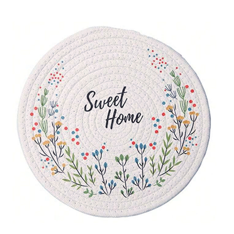 Tovaglietta in cotone intrecciato Sweet Home