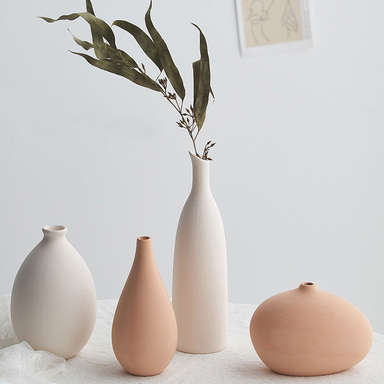 Vasi semplici in ceramica design stile nordico