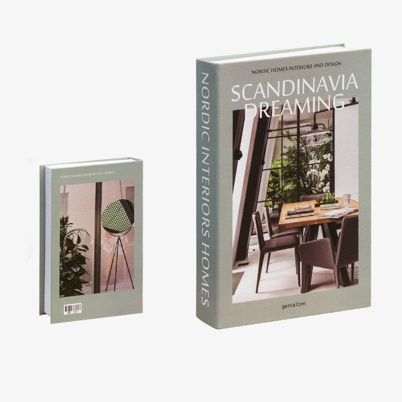 Libri decorativi in cartone per interior design / moda e film