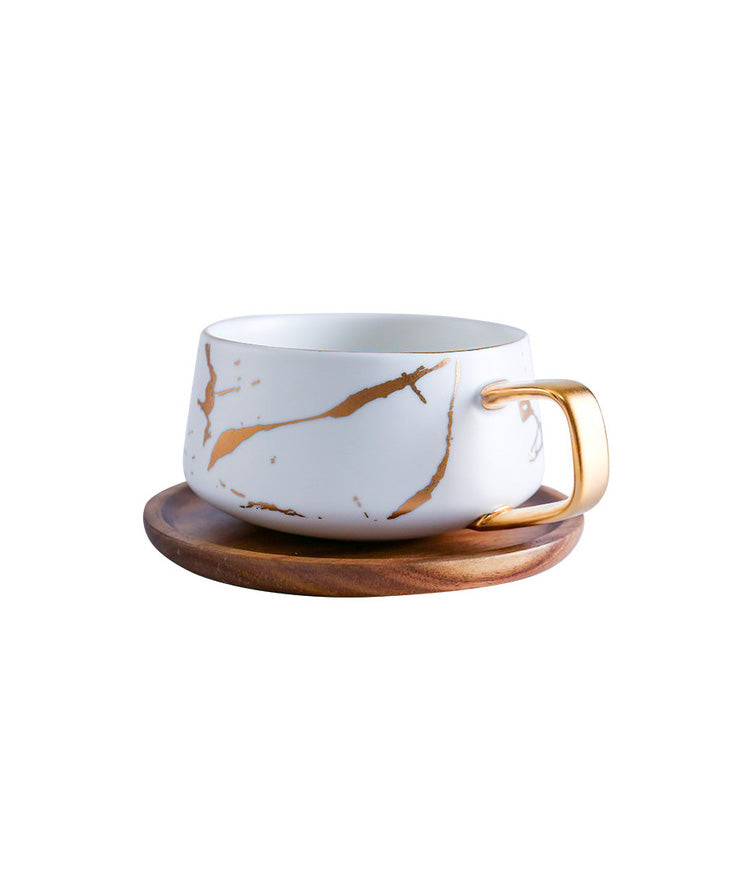 Tazza elegante design stile marmo