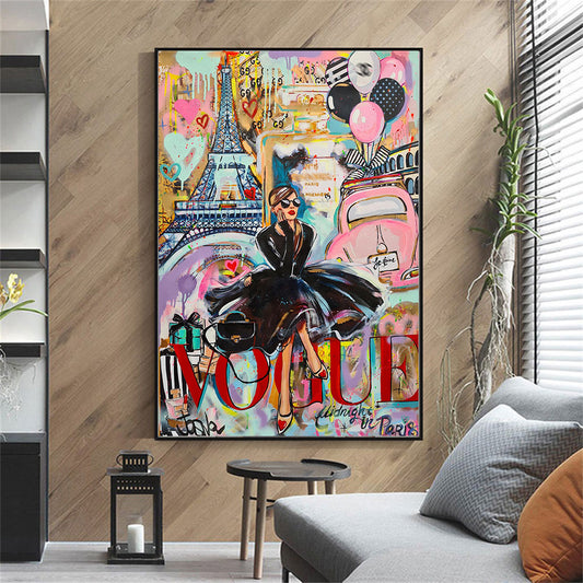 Poster quadro stile Graffiti Moda