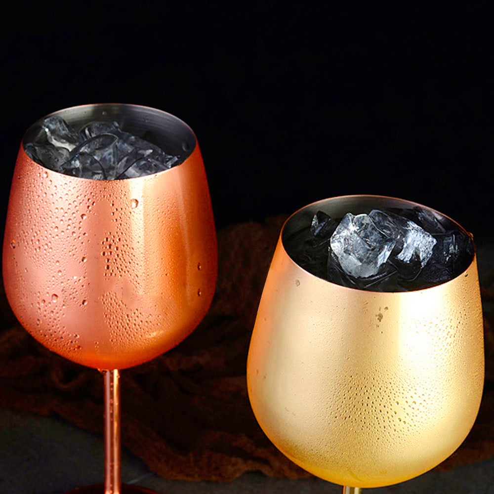 Bicchiere elegante in acciaio inox