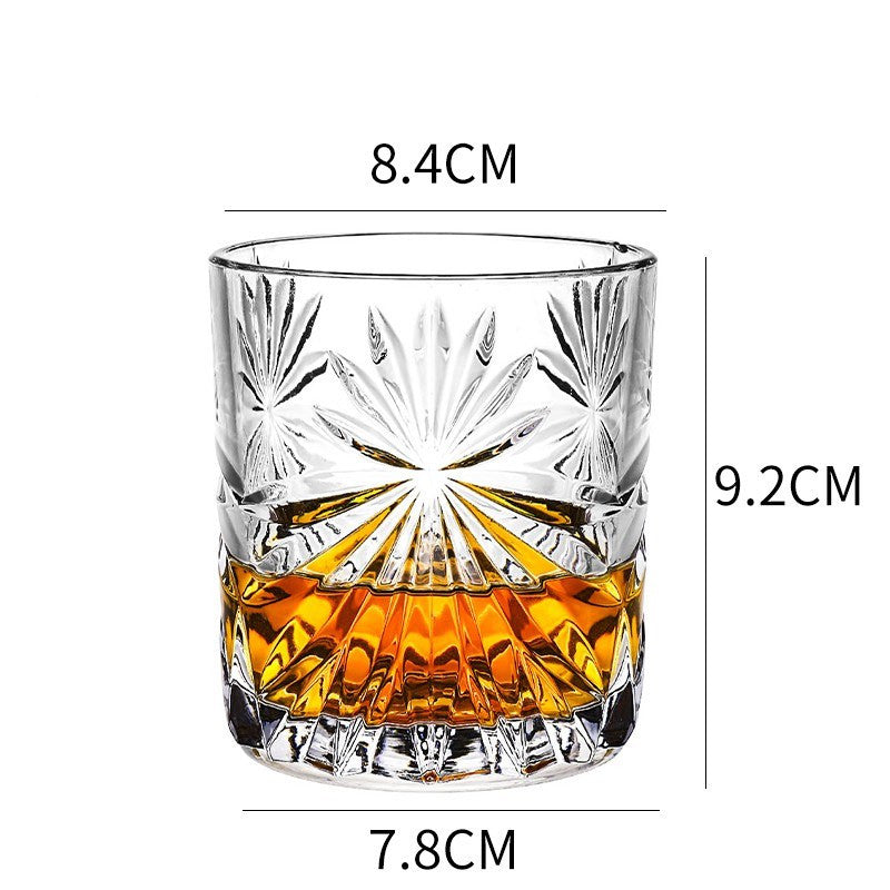 Bicchiere di vetro design elegante 