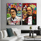 Quadro poster Pop Art Graffiti personaggi film